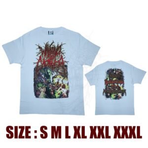T-SHIRT - WAKING THE CADAVER - Perverse Recollections Of A Necromangler - White