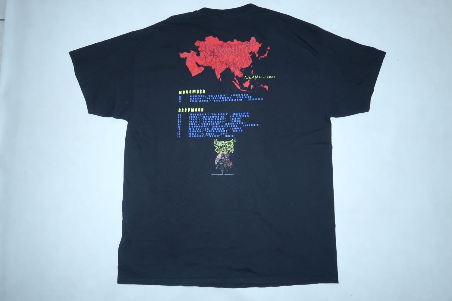 TS - MALEVOLENT CREATION - Asian Tour 2024 - (Used) - Image 2