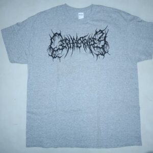TS - CEPHALOTRIPSY - Logo - Asia Tour 2018 - Grey Shirt - (Used)